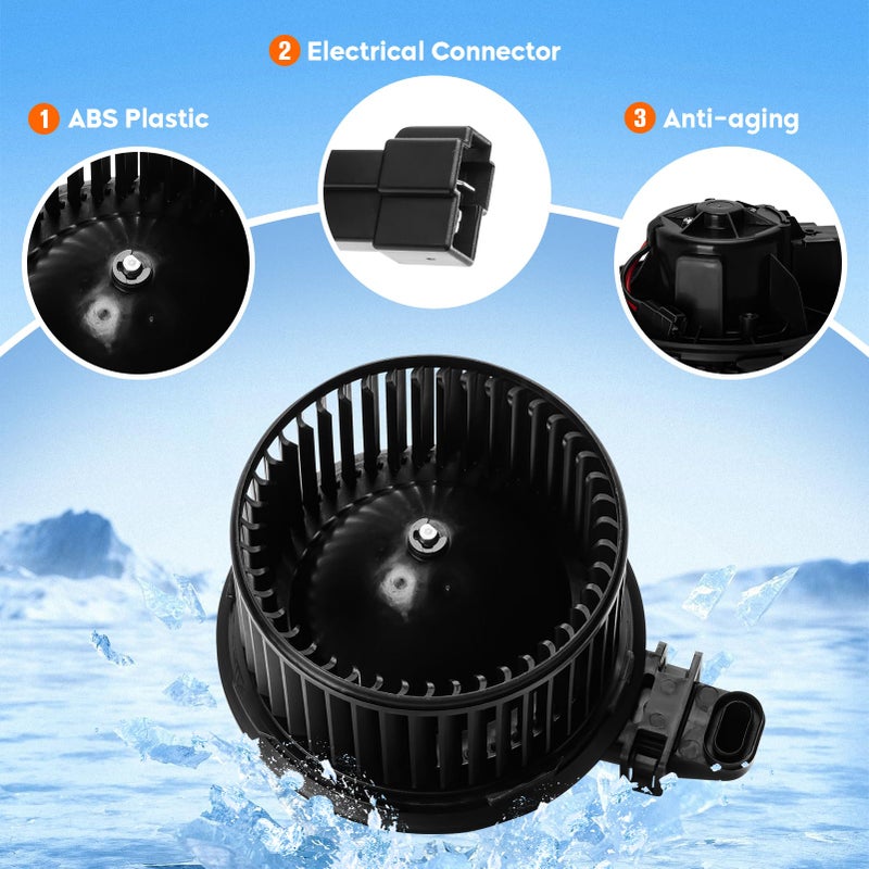 PetMigo HVAC Blower Motor with Fan Cage Replaces 700223 7C3Z 19805 B Fit for Ford Escape 2008-2012, for F250/F350 Super Duty 2008-2010/ Fit for Mercury Mariner 2008-2011 - Image 2